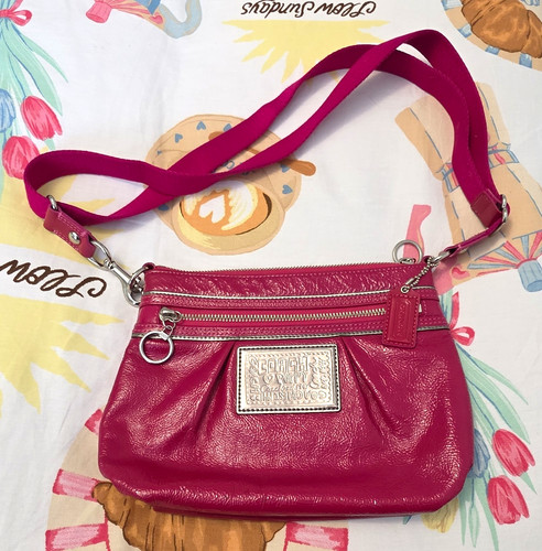 Coach poppy pink patent - poppy,