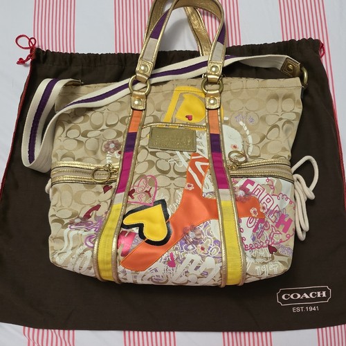 Coach poppy signature - poppy, &