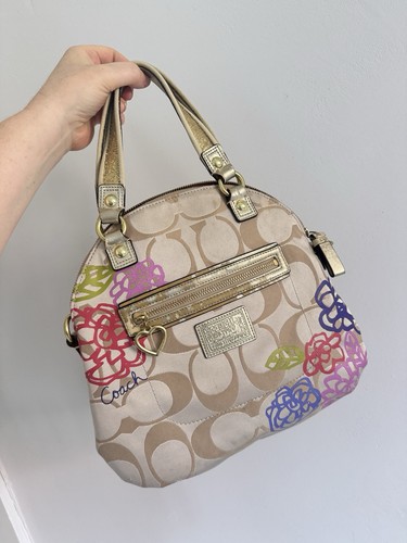 Coach poppy glam bag shoulder - glam,