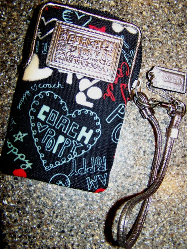 Coach poppy graphic zip - graphic,