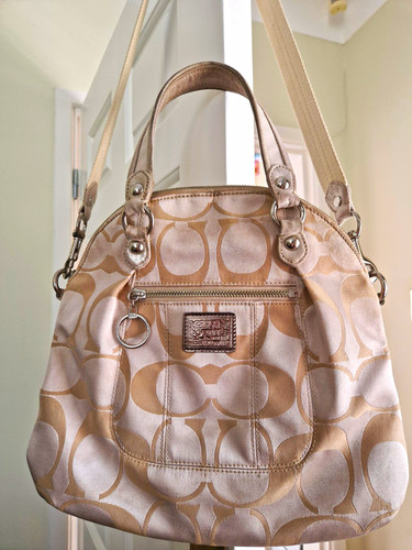 Coach poppy signature - coach, beige
