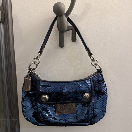 Coach poppy sequin blue - coach,