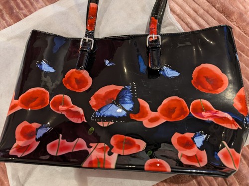 Poppy design large handbag - design,