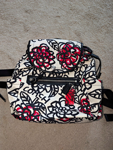 Coach poppy floral canvas - poppy,