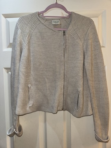Wrap london poppy knitted zip - knitted,