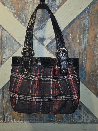Coach poppy tartan plaid - coach,