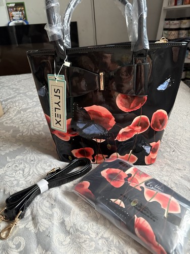 Stylex poppy tote black - stylex,