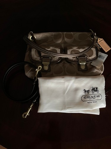 Coach signature poppy - signature, hippie