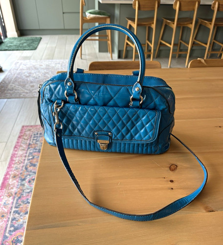 Coach blue poppy quilted - blue,