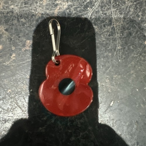 Red poppy reflective - reflective, key