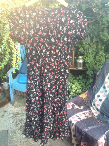Pretty black red poppy floral - pretty,