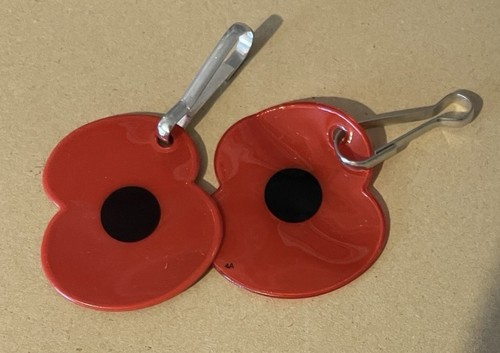 Reflective poppy clip suitable - poppy,