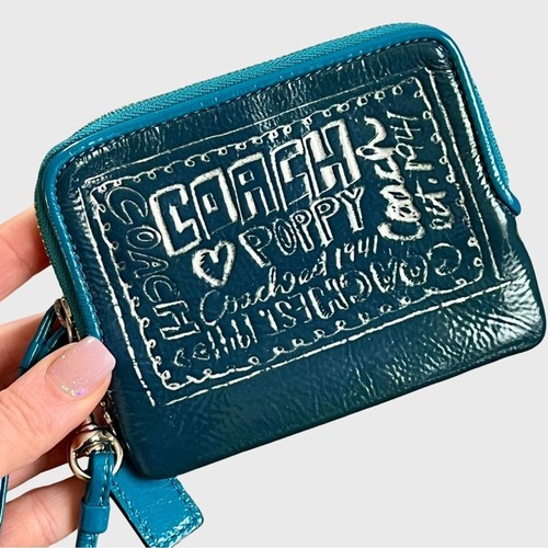 Vintage coach teal navy - vintage,