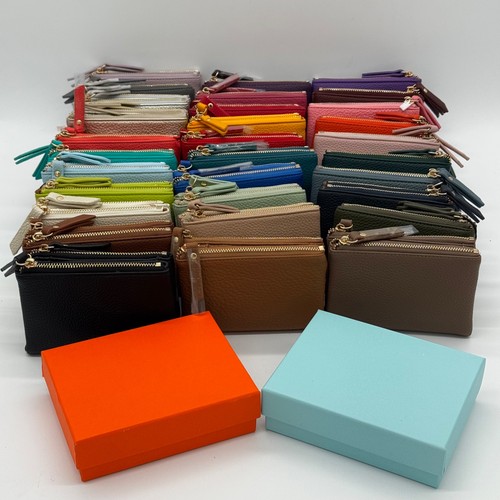 Purse faux leather folded twin - purse,