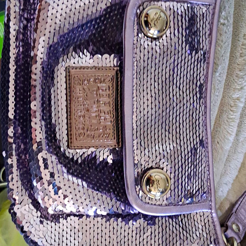 Coach poppy sequin - poppy, handbag