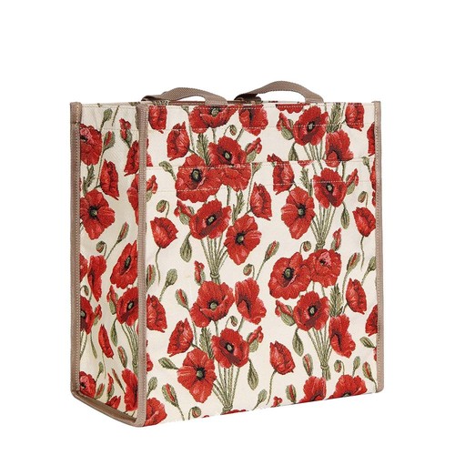 Signare tapestry poppy shopper - signare,