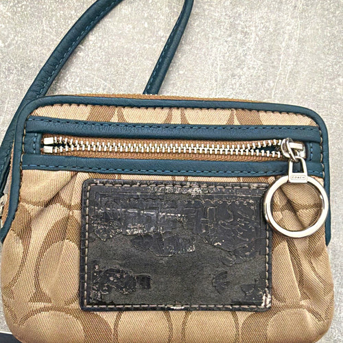 Coach poppy canvas leather - coach,