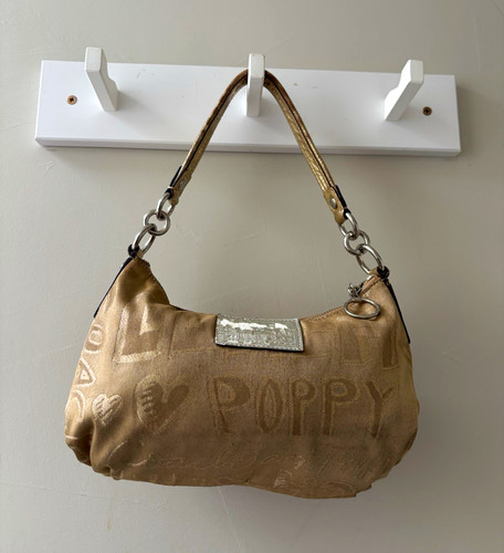 Coach poppy gold jacquard - coach,